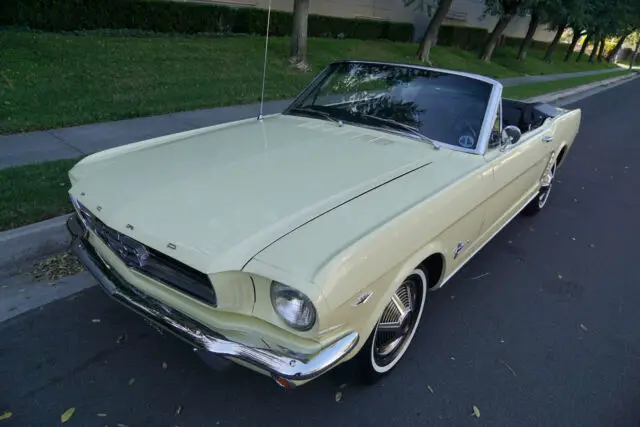 1965 Ford MUSTANG 289 4BBL 225HP V8 CONVERTIBLE --