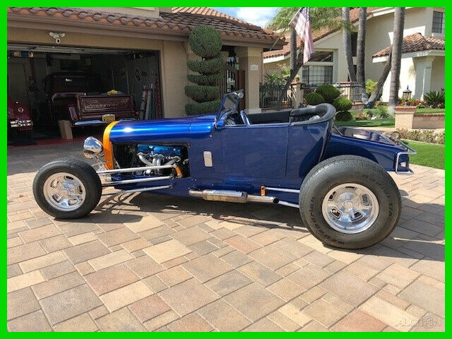 1927 Ford Roadster Billet Wheel Cust Leather Holley Intake 4 Bolt Main 450" Lift
