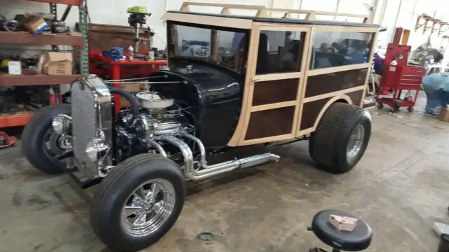 1928 Ford Model A Beautiful wood trim, blonde.