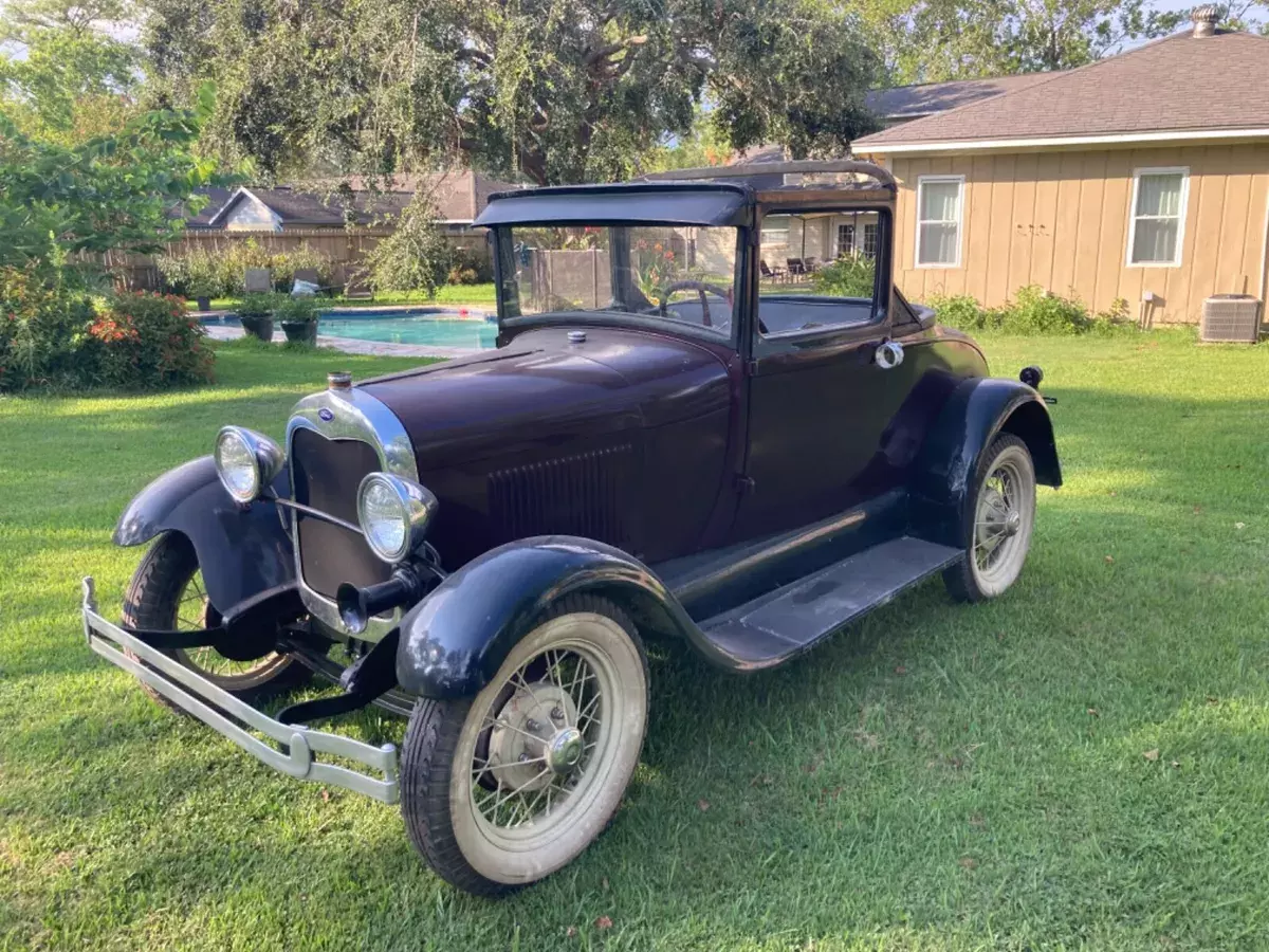 1929 Ford Model A 1929 FORD MODEL A SPORTS COUPE/RESTORED