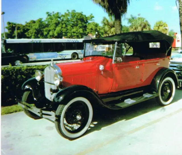 1929 Ford Model A Phaeton 4 Door Convertible Right Hand Drive