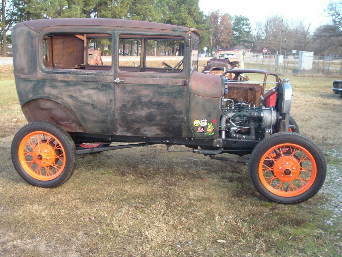 1929 Ford Model A model A-hot rod-project-rat rod-supercharged