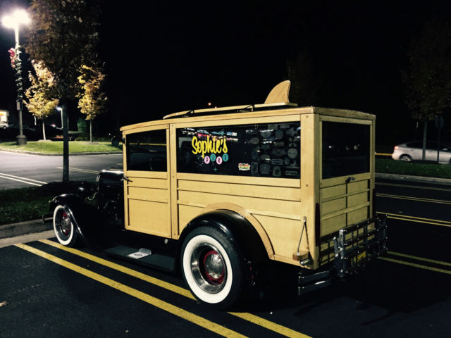 1929 Ford Model A Hot Rod Woodie Wagon