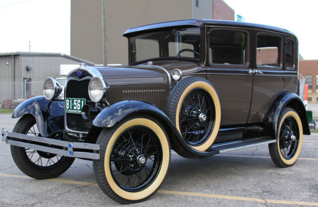 1929 Ford Model A Town Sedan $75k Restoration