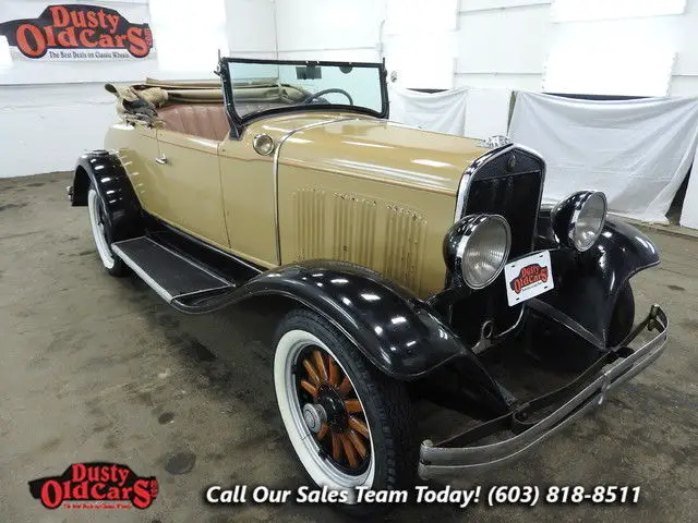 1930 Chrysler Roadster Six Runs Drives Body Inter VGood I6 3spd