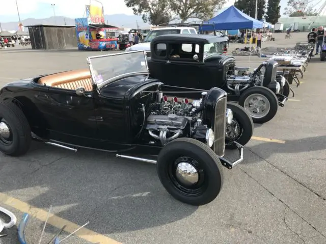 1930 Ford Model A tan vinyl