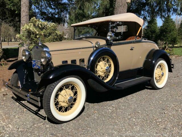 1930 Ford Model A Deluxe Rumble Seat Roadster. TOUR PROVEN! VIDEO.