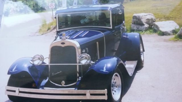 1930 Ford Model A Mercedes Blue / Chrome
