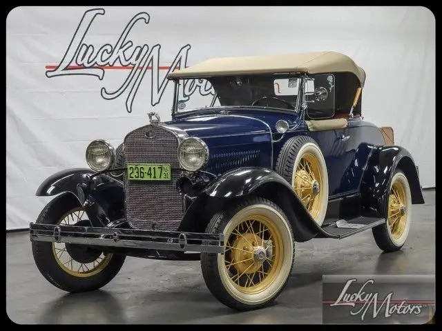 1931 Ford Model A Deluxe Roadster 4 Speed