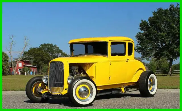 1931 Ford Street Rod Steel Body, 350 Crate V8 Engine, Matching Trailer!