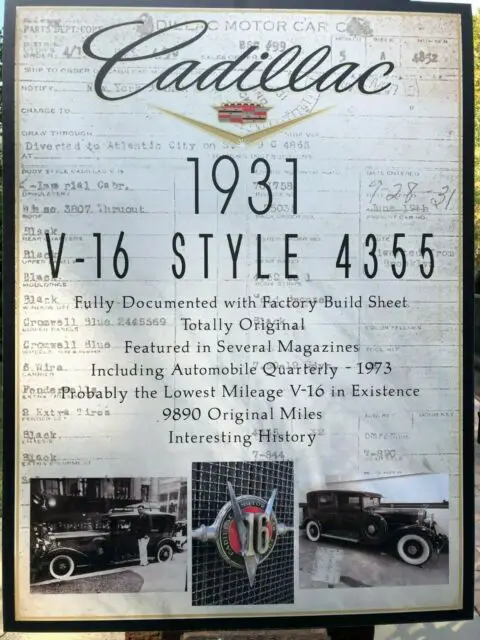 1931 Cadillac 452-4355