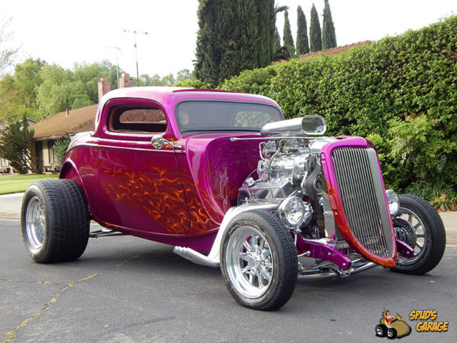 1933 Ford 3 Window Coupe High Boy Street Rod