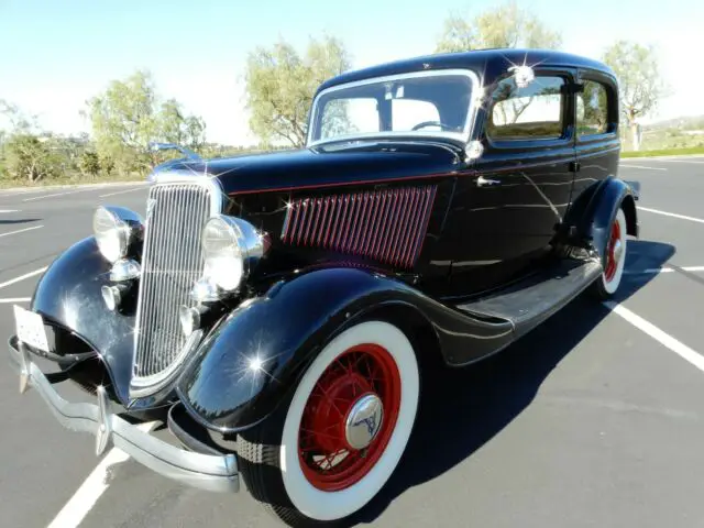 1934 Ford Model 40 Tudor Sedan California Car-Unmolested All Steel