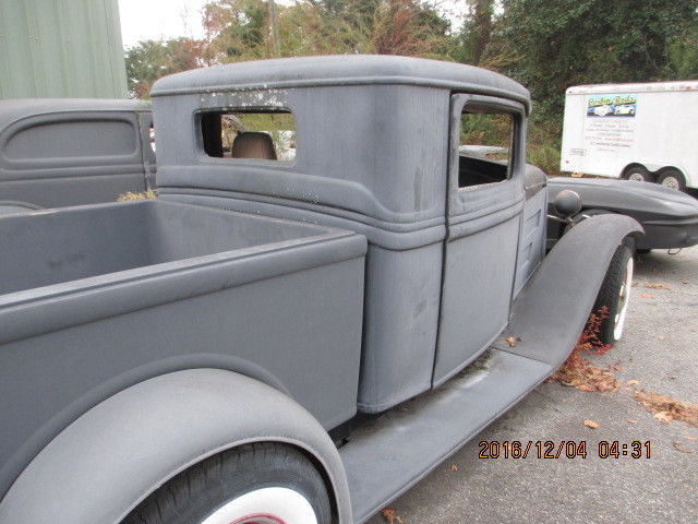 1934 Ford Pickup Truck Vintage Fiberglass Replica With Extended Cab For Sale