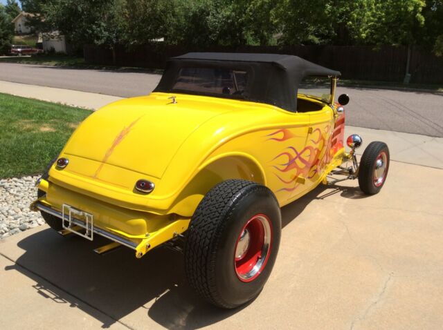 1934 Ford Roadster Flames