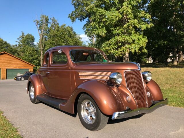 1936 Ford Model 48 tan ultra  leather