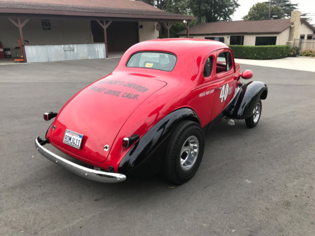1937 Chevy Coupe Gasser Historic Vintage Race Car Street Car For Sale