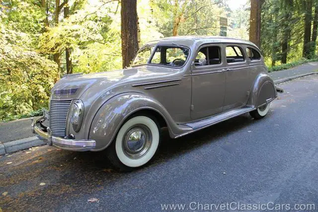 1937 Chrysler Airflow C-17 Sedan. SPECTACULAR! See VIDEO.