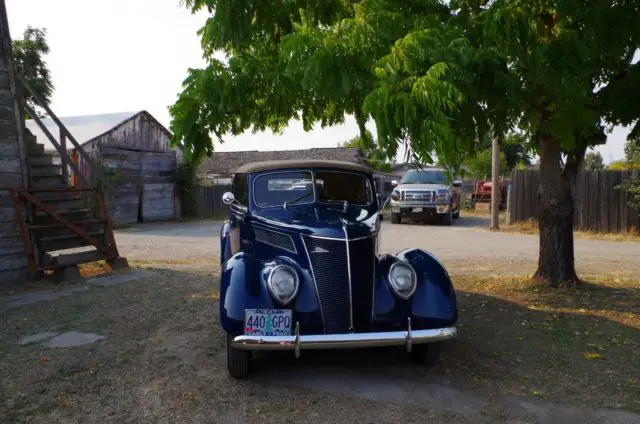 1937 Ford Model 78 tan conv top