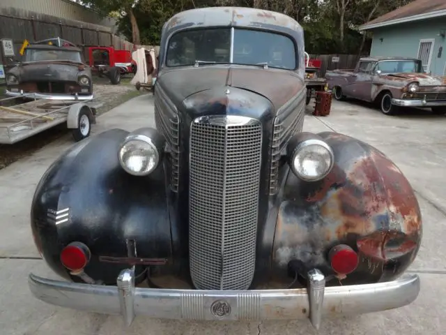 1937 LaSalle / Cadillac G80 Limousine (full window) Combination Hearse