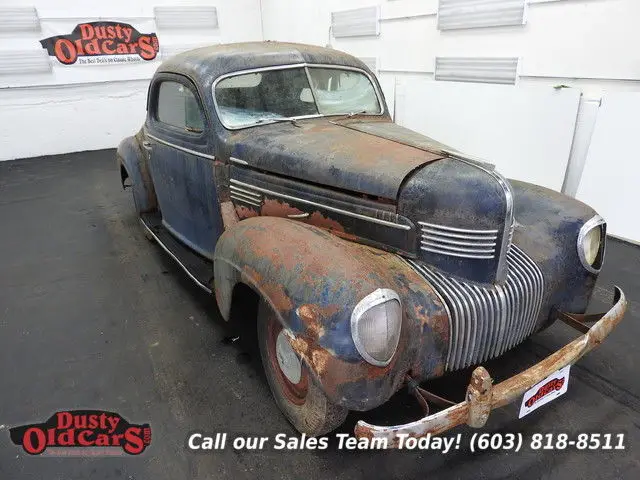 1939 Chrysler Opera Coupe Rare Opera Coupe Complete 242 I6 3 spd manual