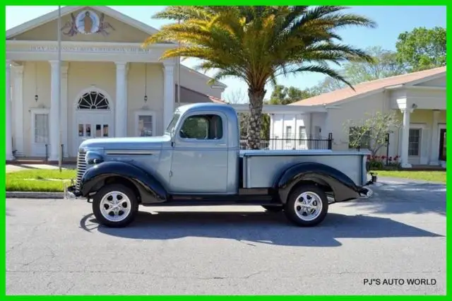 1940 Chevrolet Pickup 12 volt electrical system with alternator, dual exhaust