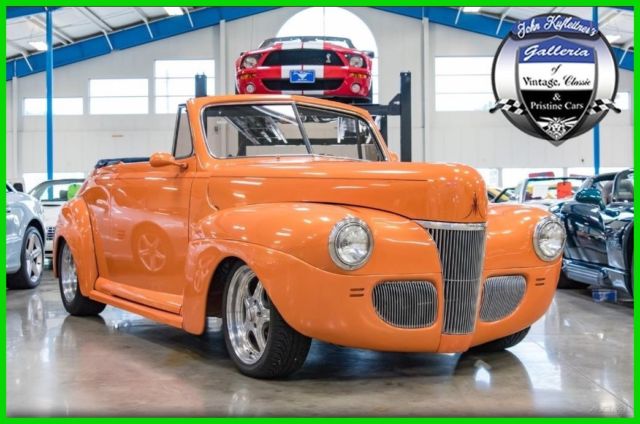 1941 Ford Convertible Coupe Ford Convertible Cabriolet Street Rod Low Reserve No