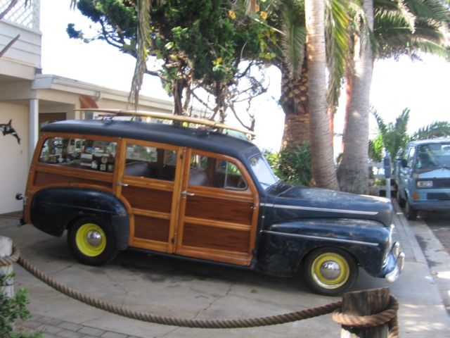 1947 Ford station wagon wood