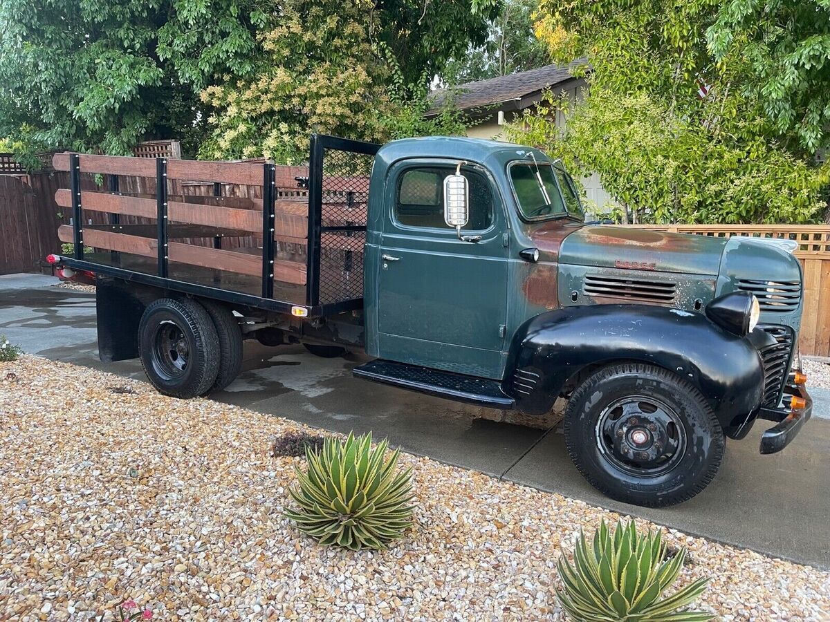 1947 Dodge Stake WD21 Stakebed 1 1/2 ton Dually 4 Speed