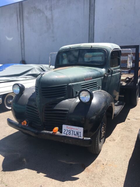 1947 Dodge Standard Flatbed Stake Truck WD21 Series