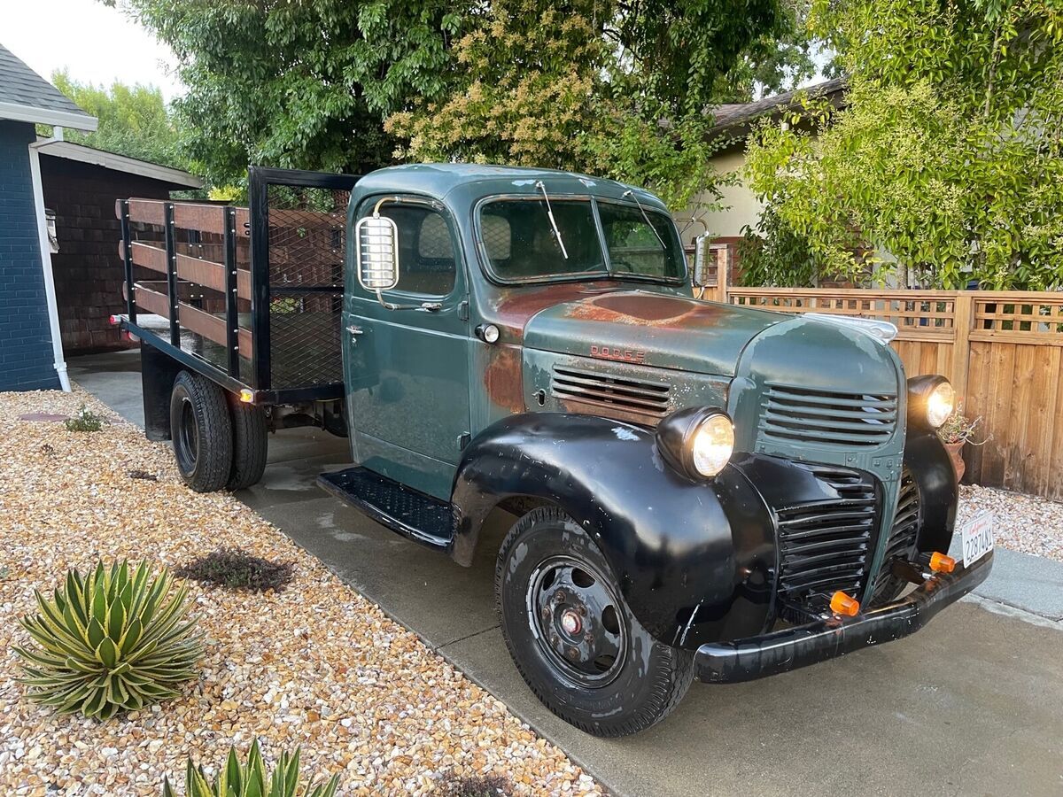 1947 Dodge WC series Flatbed Stake Truck WD21 Series