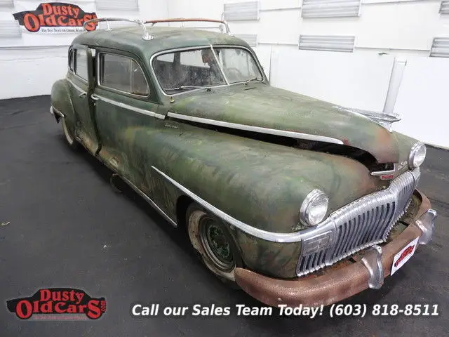 1947 DeSoto Suburban Project Parts Car 236 I6 4 speed auto