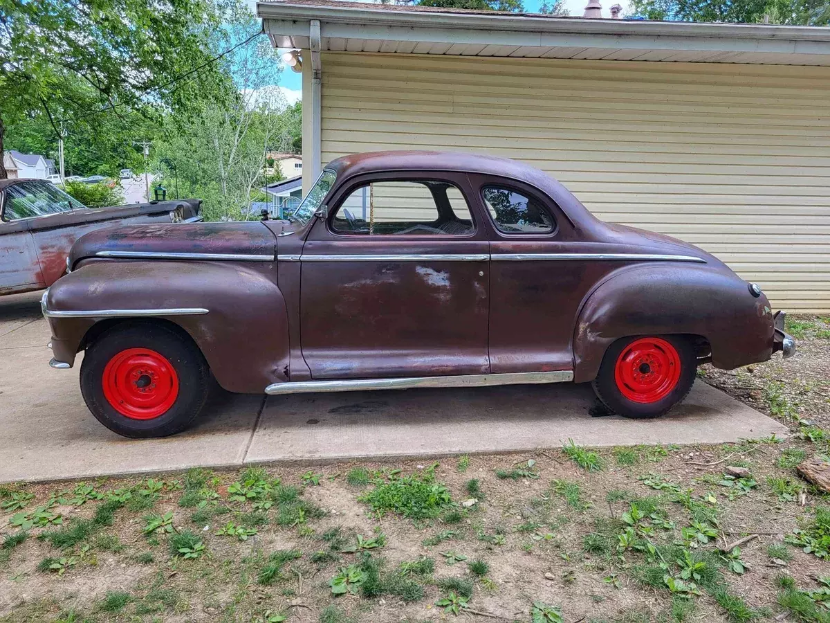 1947 Plymouth Special DeLuxe 5 window business coupe gasser hot rod ratrod