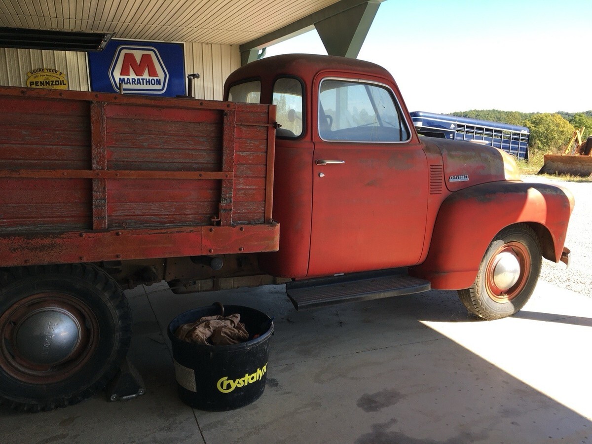 1948 Chevy 3800 Flatbed Very Solid Runs Good 1948 Chevrolet Other Pickups