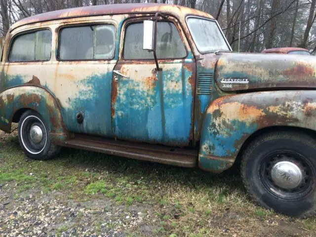 1948 Chevrolet Other Pickups SUBURBAN NO RESERVE patina 3100 clam shell door