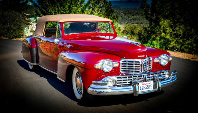 1948 Lincoln Continental Cabroilet Convertible