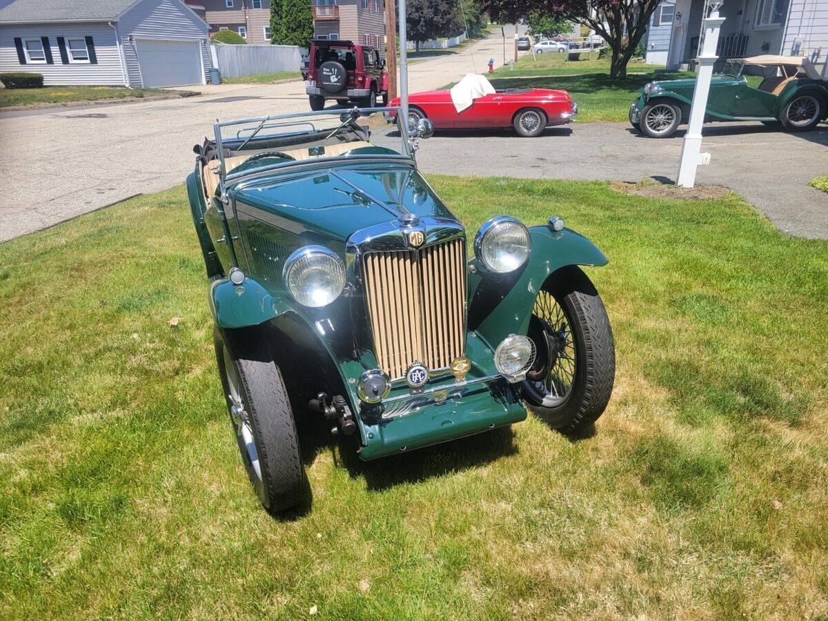 1948 MG right hand drive convertable