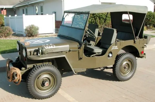 1948 Willys CJ2A WWII Jeep