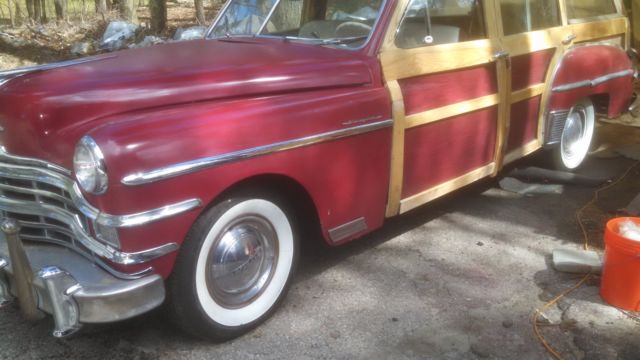 1949 Chrysler Royal white ash wood