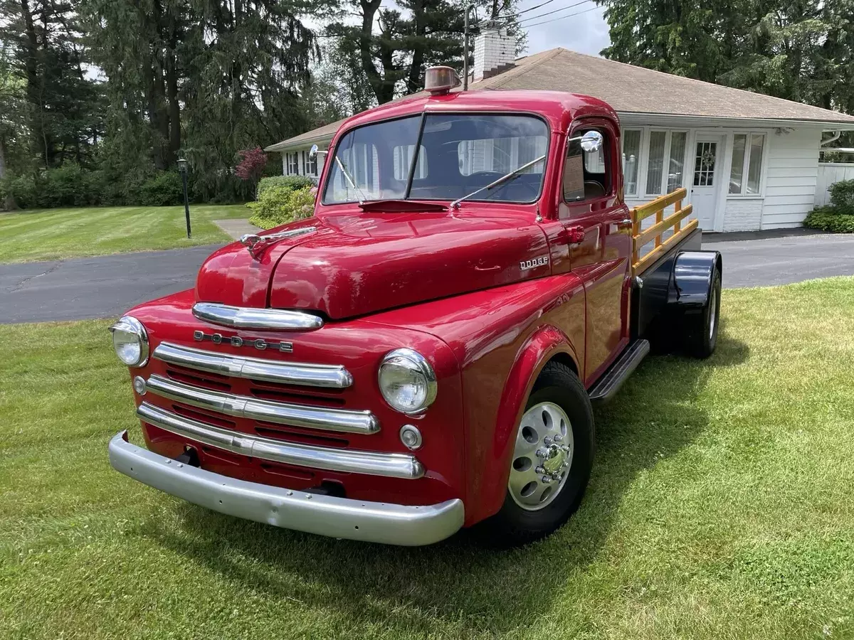 1949 Dodge Stake 1 Ton Dually Model B1D Flatbed Classic Pickup Truck