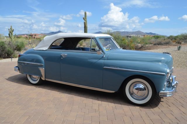 1949 Plymouth Convertible Silver Anniversary Special Deluxe