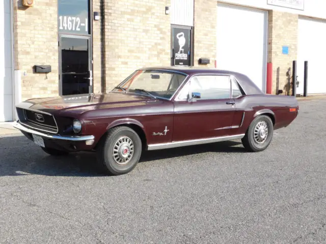 1968 Ford Mustang Hardtop; 289 c.i. One Owner 55K miles