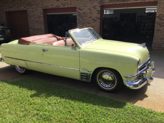 1950 Ford Convertible RestoMod Leather Spice Tan including Trunk