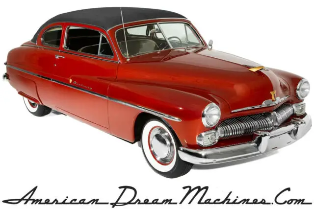 1950 Mercury Monterey Cortaro Red  Tri-color interior, Time bubble car