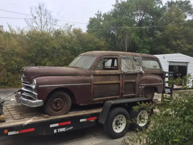 1950 Plymouth 9 passenger Woody Wagon