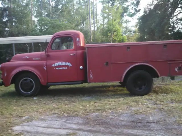 1951 Dodge Other Pickups red