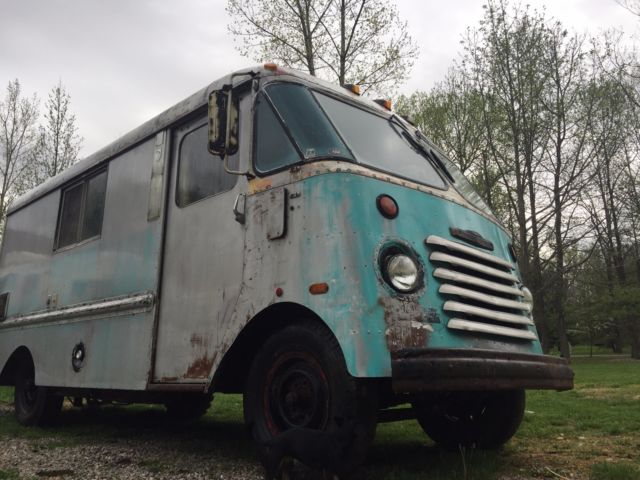 1951 Vintage Aluminium Chevy grumman (Set up as a camper) rat rod type project 1951 Chevrolet Grumman