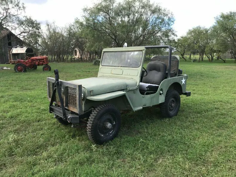 1951 Willys CJV35U Very rare Jeep running neds tlc Navy tags