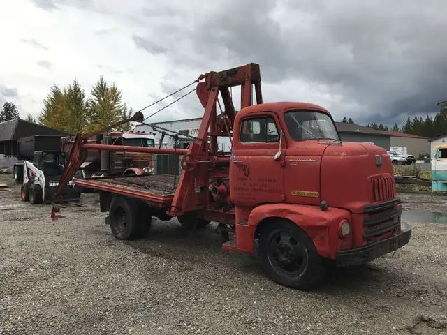 1952 International Harvester L160 COE Boom Truck NO RESERVE!!!