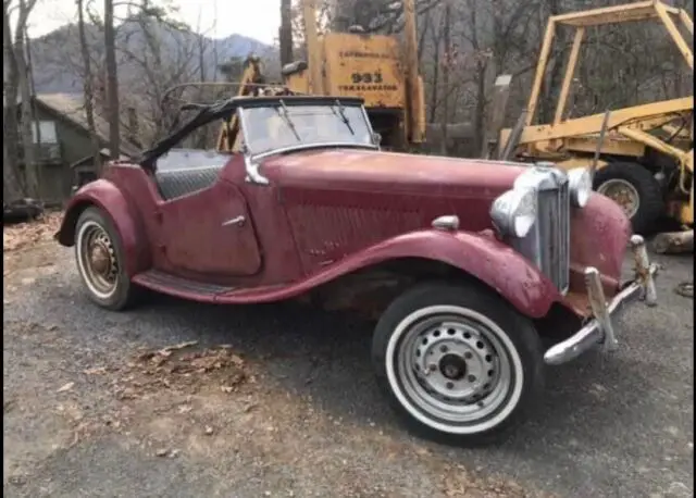 1952 MG TD 1950 MGTD Blue with engine & drivetrain